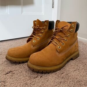Timberland Premium 6 in. Waterproof Boots - Wheat Nubuck